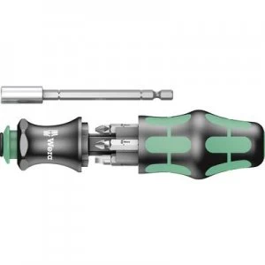 Image of Wera Kraftform Kompakt 28 SB Workshop Screwdriver/magazine attachment 1/4 (6.3 mm) DIN 3126, DIN ISO 1173