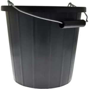 Image of Kent Car Care 10 Litre Black Plastic Bucket