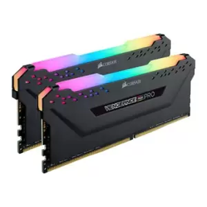 Image of Corsair Vengeance RGB PRO Black 16GB 2666 MHz DDR4 Dual Channel Memory