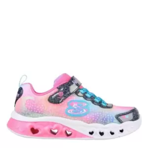 Image of Skechers Flutter Heart Child Girl Trainers - Pink