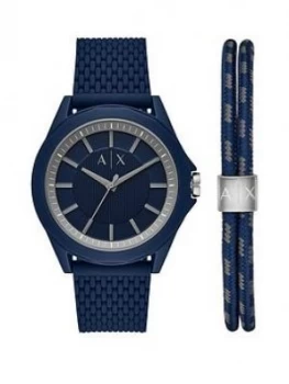 Image of Armani Exchange AX7118 Watch & Bracelet Gift Set