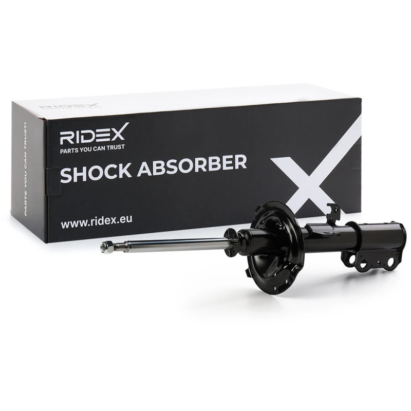 Image of KYB 334320 Shock absorber Front Axle Left, Gas Pressure, Twin-Tube, Suspension Strut, Top pin Shock Absorber (854)