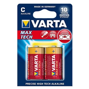 Image of Varta Longlife Max Power Non-rechargeable C (LR14) Battery Pack of 2