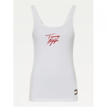 Image of Tommy Bodywear 85 Rib Tank Top - White