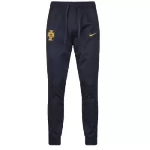 Image of 2022-2023 Portugal Mens Knit Football Pants (Blue)
