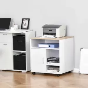 Image of Tremayne Multi-Storage Printer Unit, white