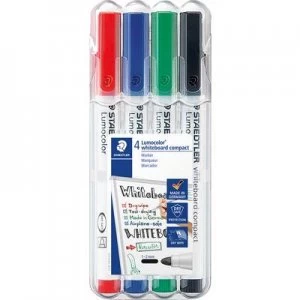 Image of Staedtler 341 WP4 Lumocolor Whiteboard marker Assorted colour