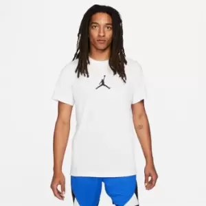 Image of Air Jordan Jumpman Mens Short-Sleeve Crew T Shirt - White