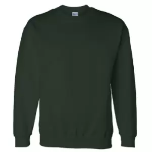 Image of Gildan DryBlend Adult Set-In Crew Neck Sweatshirt (13 Colours) (S) (Forest Green)