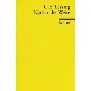 Image of Nathan Der Weise by Gotthold E Lessing Book