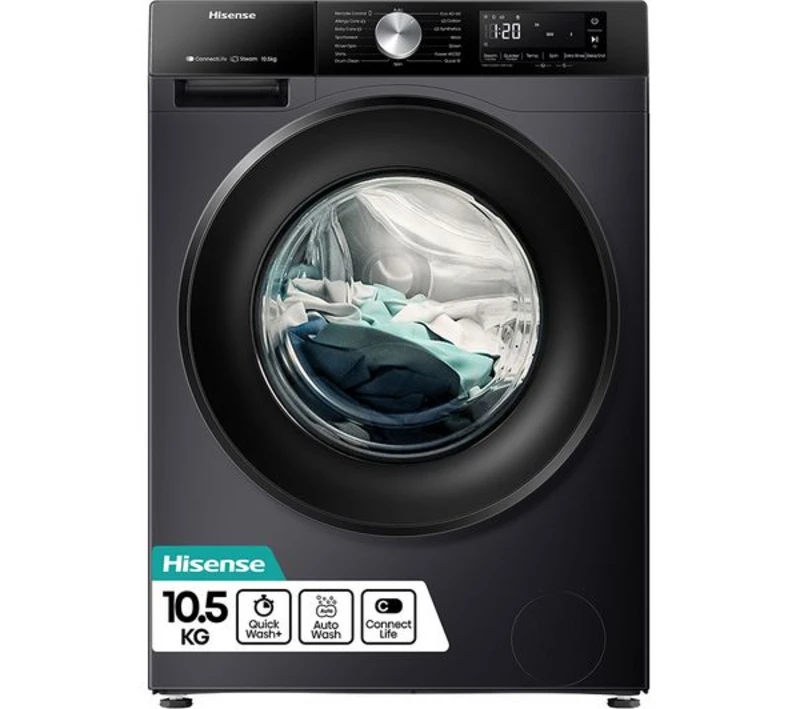 Image of Hisense WF3S1043BB3 10.5kg 1400RPM Washing Machine