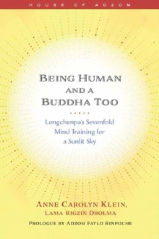 Image of Being Human and a Buddha Too : Longchenpa's Seven Trainings for a Sunlit Sky Paperback / softback