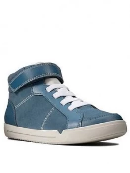 Image of Clarks Emery Beat High Tops - Blue