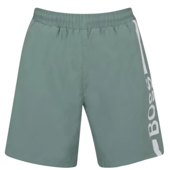 Image of Hugo Boss Dolphin Swim Shorts Light Green Size L Men