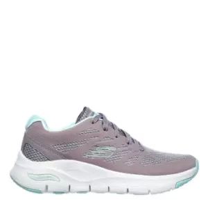 Image of Skechers Melt Overlay Mesh Lace-Up - Purple