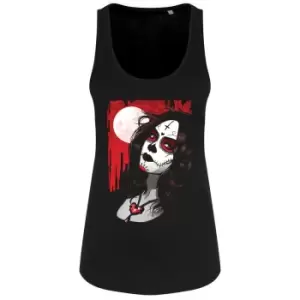 Image of Grindstore Womens/Ladies Night Of The Dead Vest Top (XXL) (Black)