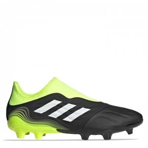 Image of adidas Copa Sense .3 Laceless FG Football Boots - Black/SolYellow
