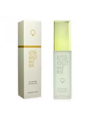 Image of Alyssa Ashley White Musk Eau De Cologne For Her 100ml