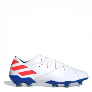 Image of adidas Nemeziz Messi 19.1 Football Boots Firm Ground - White/Red/Blue