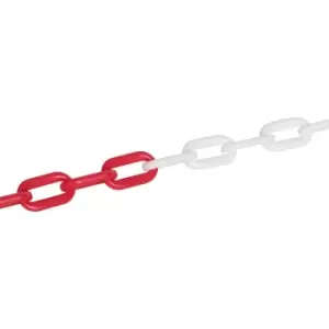 Image of Fixman Plastic Chain 6mm x 5m Red/White 615292