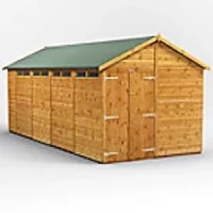 Image of Power Garden Shed 188PASSDD Golden Brown 18x8