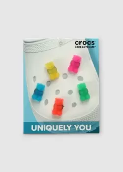 Image of Crocs Womens Jibbitz Candy Bear 5 Pack In Multi