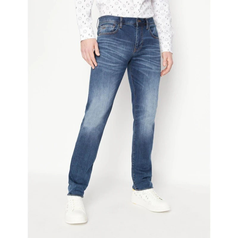 Image of Armani Exchange J13 Slim-Fit Jeans Indigo male 28S