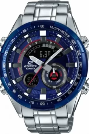 Image of Mens Casio Edifice Racing Blue Series Alarm Chronograph Watch ERA-600RR-2AVUEF