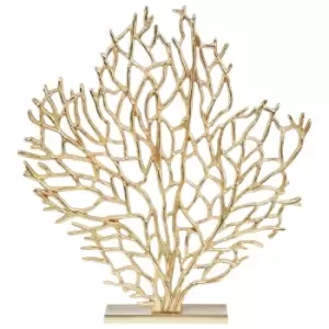 Image of Premier Housewares Prato Large Tree Sculpture - Gold Finish
