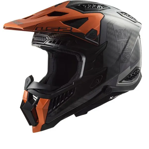 Image of LS2 MX703 C X-Force Victory Titanium Orange Size S