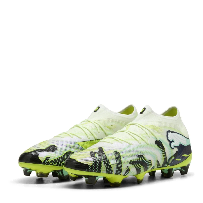 Image of Puma Future 8 Ultimate Adults Firm Ground Football Boots Mint/White male 11 (46)