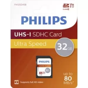 Image of Philips SDHC card 32GB Class 10