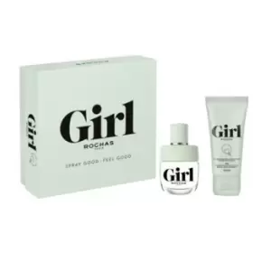 Image of Rochas Girl Gift Set 60ml Eau de Toilette + 100ml Shower Gel