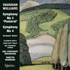 Image of Vaughan Williams Symphony No 3 Pastoral/Symphony No 4 by Ralph Vaughan Williams CD Album