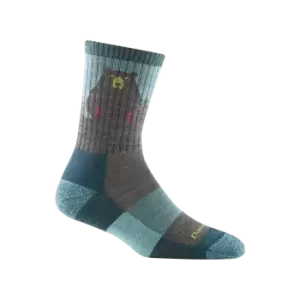 Image of Womens Bear Town Micro Crew Lightweight Sock