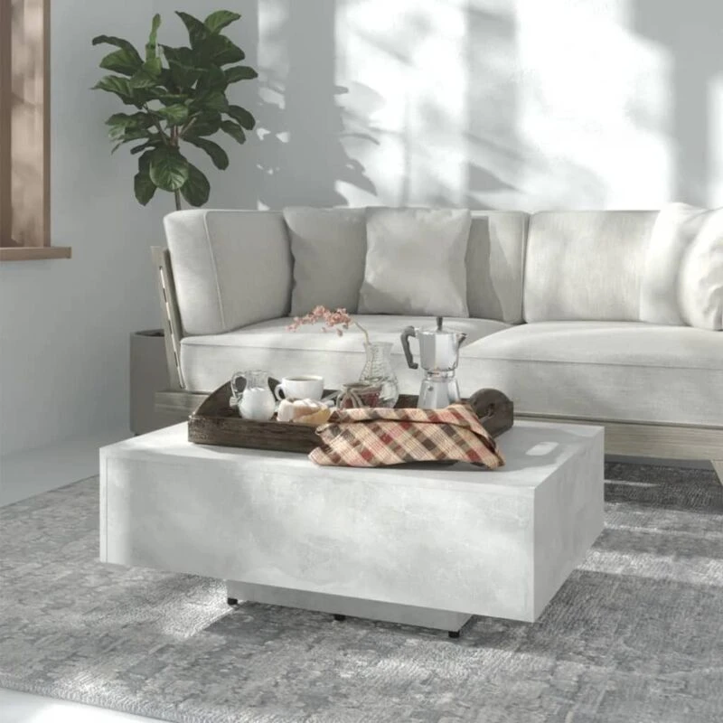 Image of VIDAXL Coffee Table Concrete Grey 85x55x31cm Engineered Wood Vidaxl 8720286352397