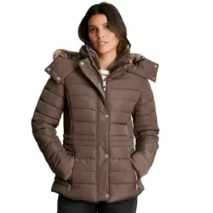 Image of Joules Womens Gosway Warm Padded Jacket Coat UK 10- Bust 35', (89cm)