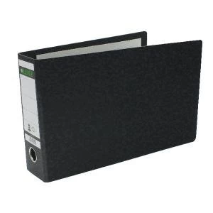 Image of Leitz 180 Oblong Lever Arch File Board A4 Black Pack of 4 310690095