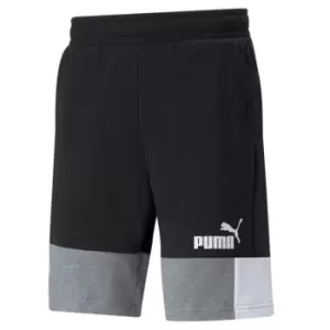 Image of Puma ESS+ Block Shorts Mens - Black