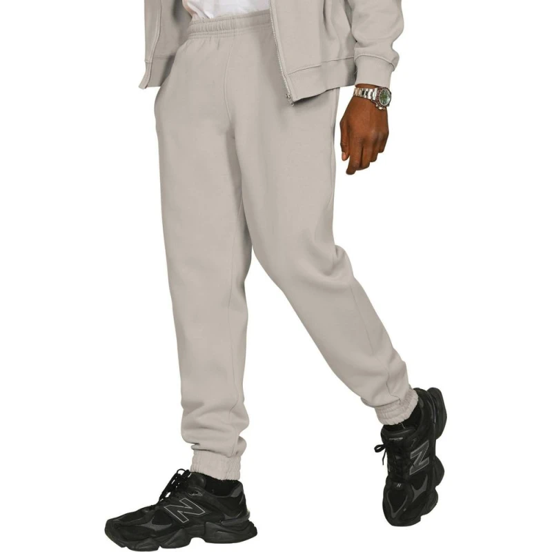 Image of Casual Classics Mens Core 280 Cotton Blend Jogging Bottoms in Stone Size: XS Stone Male XS