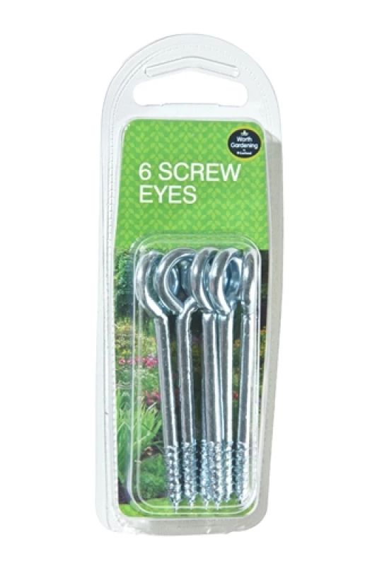 Image of Garland Screw Eyes (6) W0891