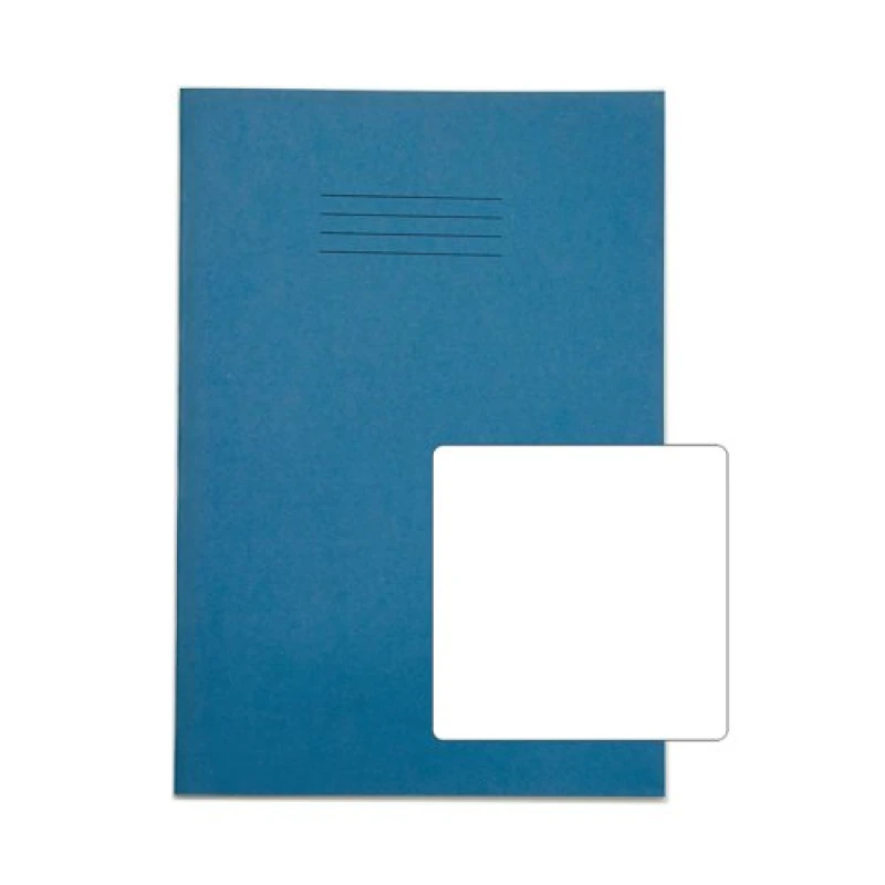 Image of Rhino 330 x 229mm Exercise Book 80 Page Blank Light Blue Contract (50 Pack) VDUV080-161-8
