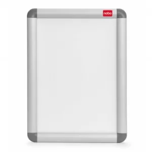 Image of Nobo 1902213 A3 Clip Frame Silver and Grey