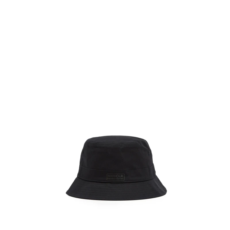 Image of Barbour International Mens Norton Bucket Hat Black BK72 male Medium