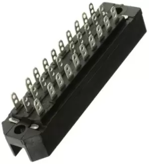 Image of Telegartner J00042A0919, DIN 41622 Connector, Female, 30-Way, 3-Row, Solder, J000