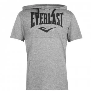 Image of Everlast Hooded T Shirt Mens - Grey Marl