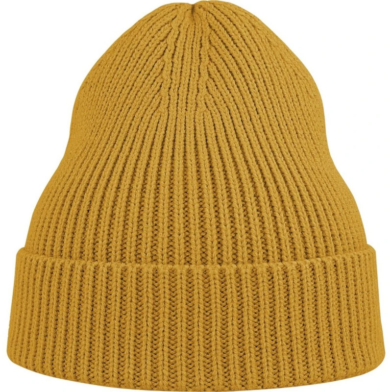 Image of Atlantis Atlantis Men Andy Polyester Beanie in Mustard Mustard One Size Male 5063300874080