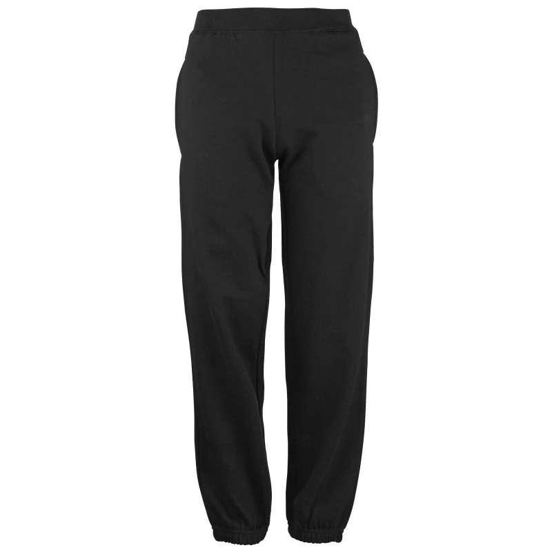 Image of AWDis Cuffed Jogpants Jogging Bottoms in Black Size: 12-13 Years Black Unisex 12-13 Years