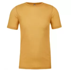 Image of Next Level Mens Short-Sleeved T-Shirt (L) (Antique Gold)