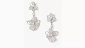 Image of Precious Bloom Double Drop Earrings